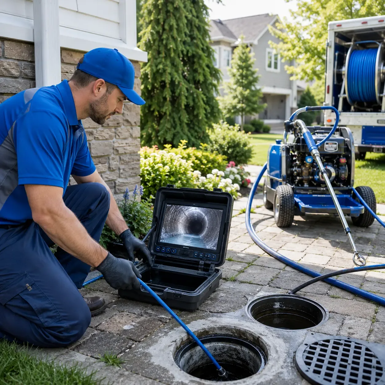 Outdoor drain cleaning professionals serving Tamworth, NH